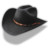 Hat cowboy black